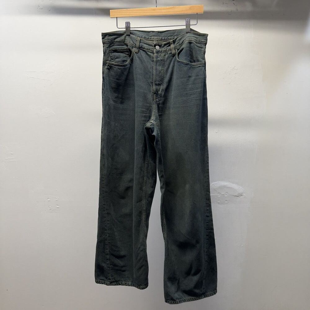 Cos Facade Dusty Dark Blue Straight Leg Denim Jeans
